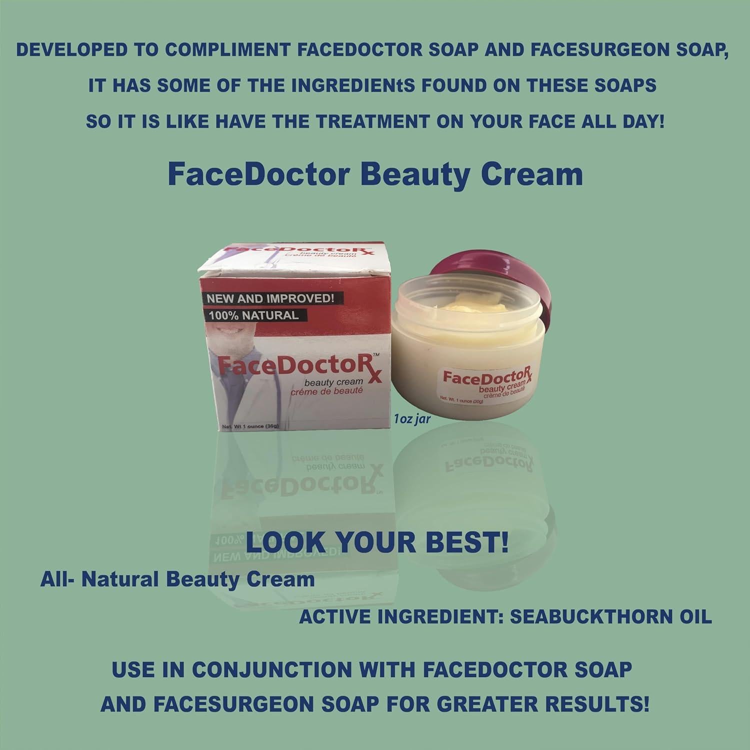 Crema Facial Anti-Enrojecimiento FaceDoctor RX 28g - Piel Sensible