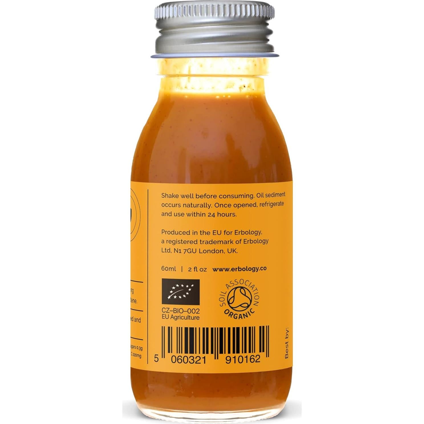 Jugo de Espino Marino Orgánico Erbology 12 x 60ml - Alto en Vitamina C