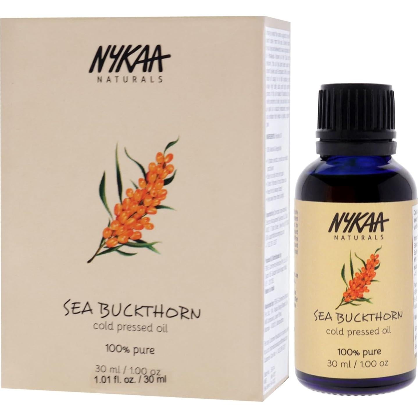 Aceite de Espino Marino Nykaa Naturals 29.57 ml - Antienvejecimiento