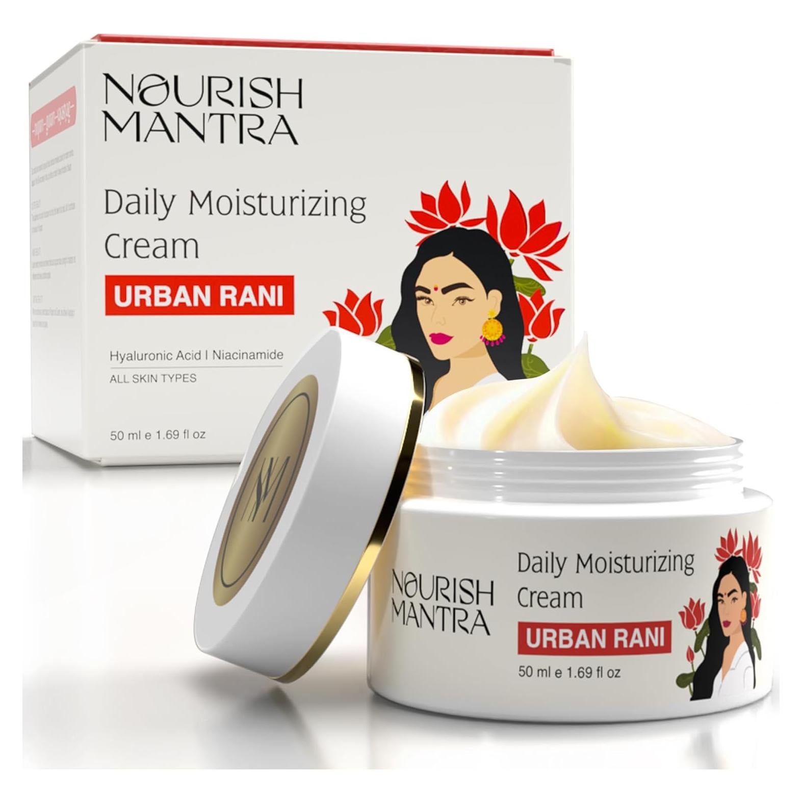 Crema Hidratante Facial Urban Rani Nourish Mantra 50 ml