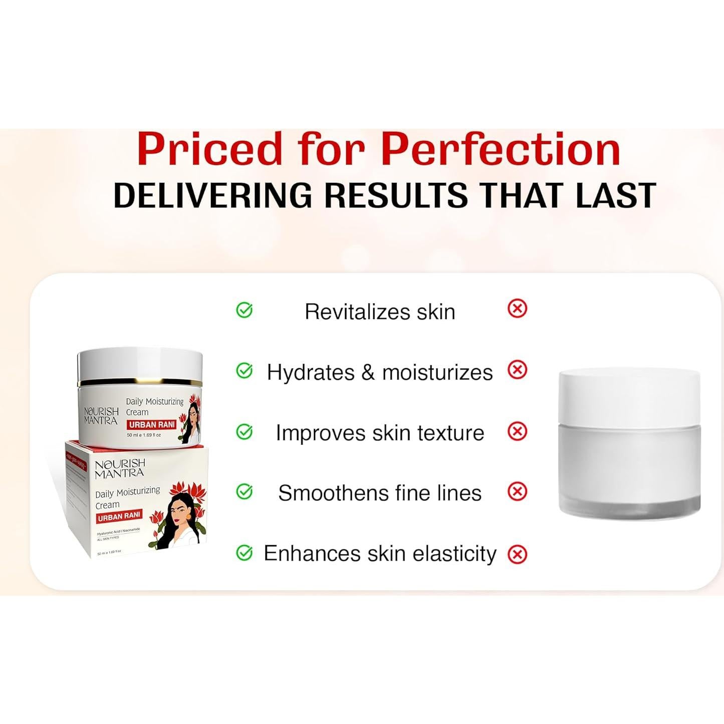 Crema Hidratante Facial Urban Rani Nourish Mantra 50 ml