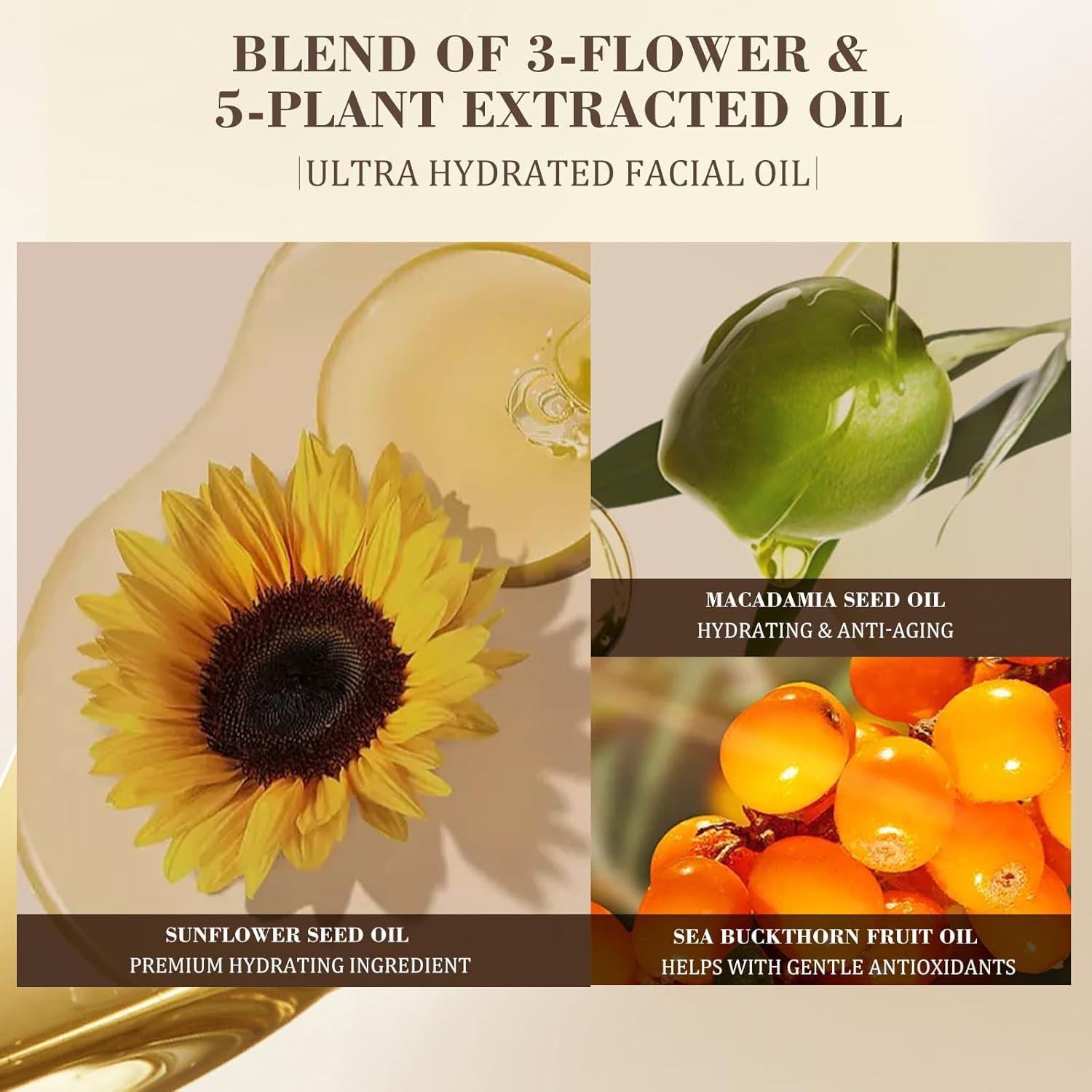 KISSIO Aceite Facial Ultra-Hidratante 29.57 ML - Piel Seca