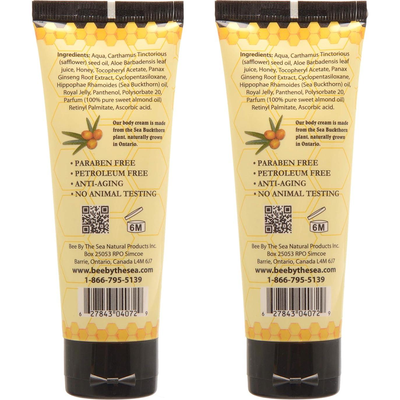 Crema Corporal Natural Bee by the Sea Espino Marino y Miel 181 g