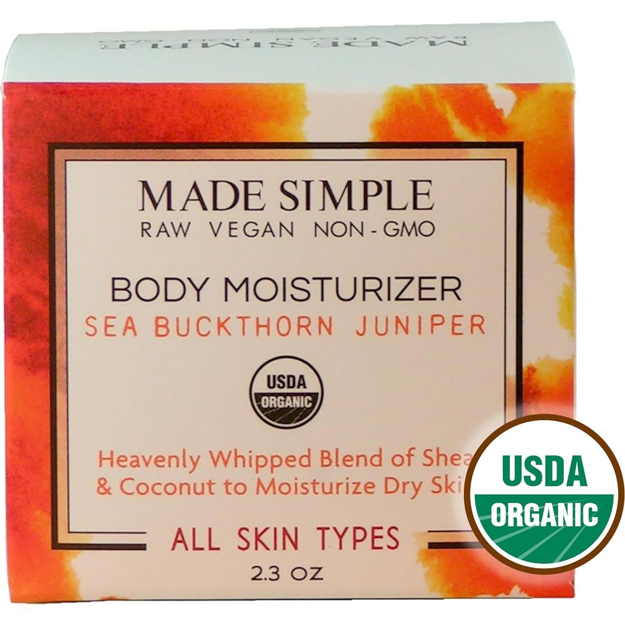 Hidratante Corporal Orgánico Espino Marino y Enebro 200ml