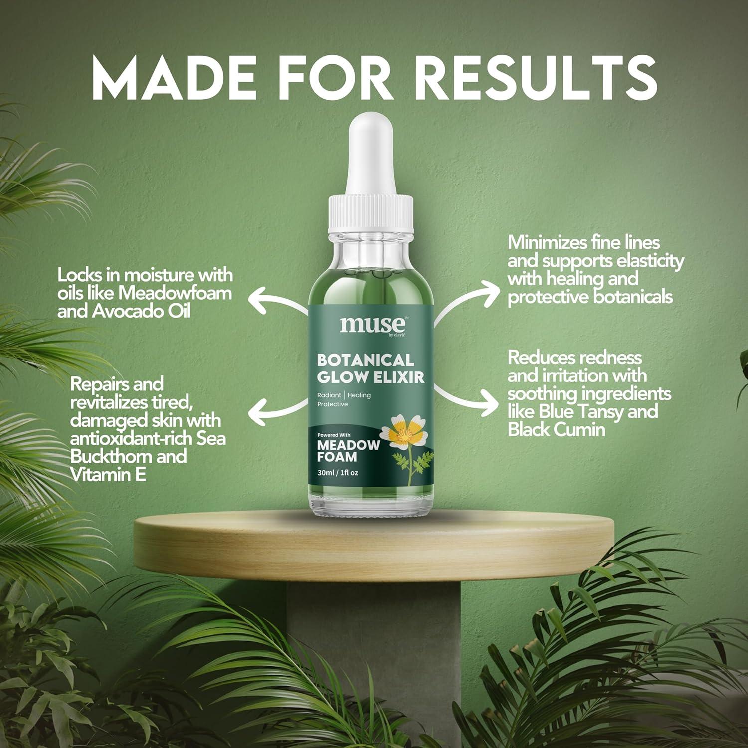 Suero Facial Anti-Envejecimiento Elavié 29.57 ml - Hidratante y Calmante