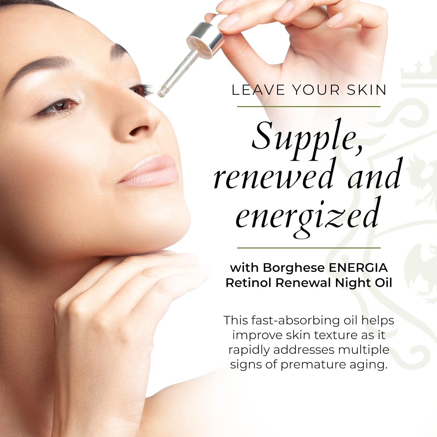 Borghese ENERGIA Aceite Nocturno Facial con Retinol 1% 119g