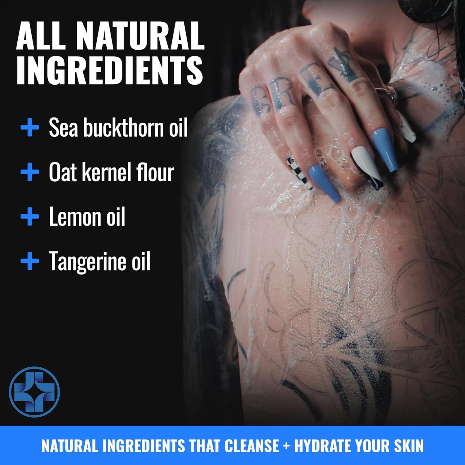 Jabón Limpiador Saniderm para Tatuajes 100g - Hidrata y Sana