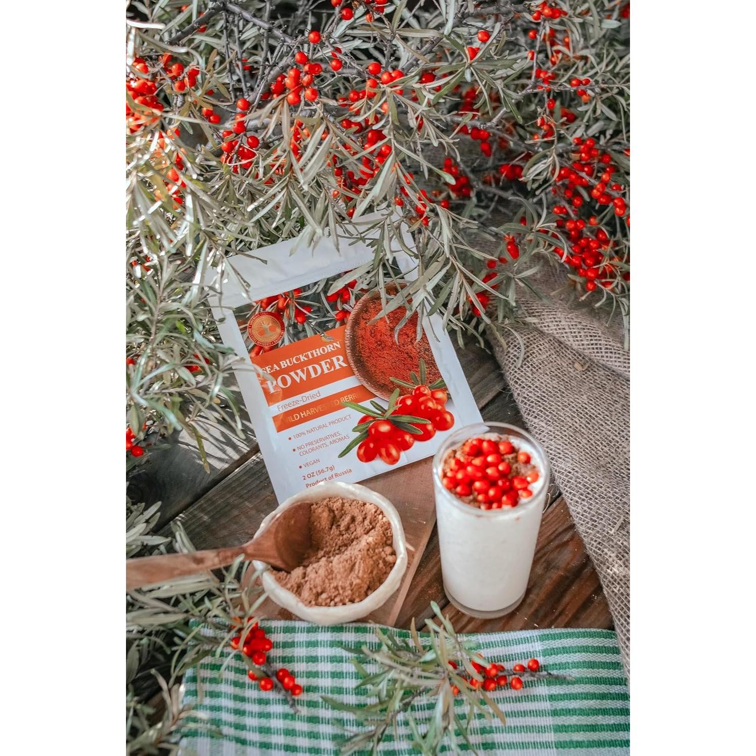 Polvo Liofilizado de Espino Marino Tesoro Siberiano 56.7g