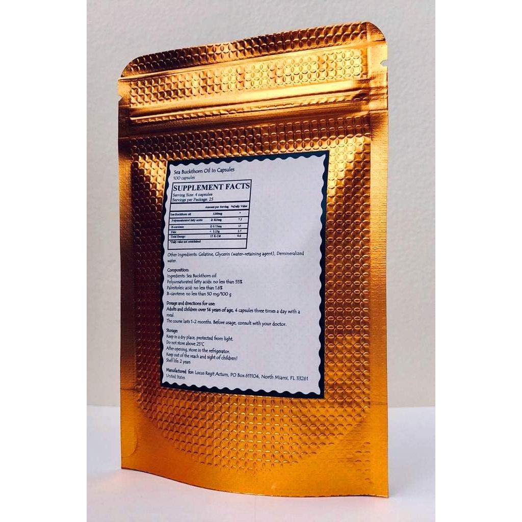 Aceite de Espino Cerval de Mar Locus 100 Cápsulas 54g