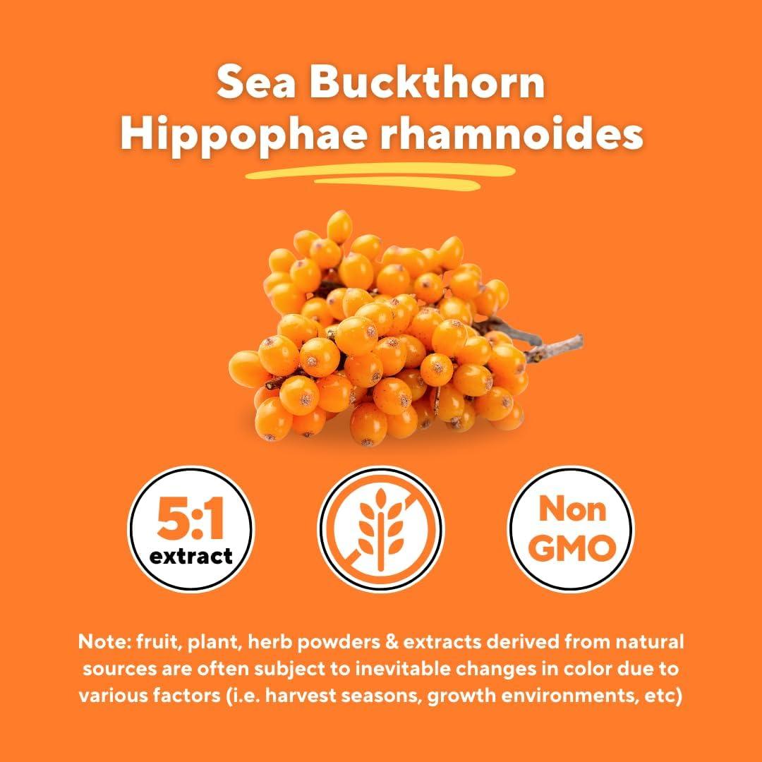 Cápsulas de Espino Marino Orgánico Vitapia 180 Unidades Omega 7 3 6 9