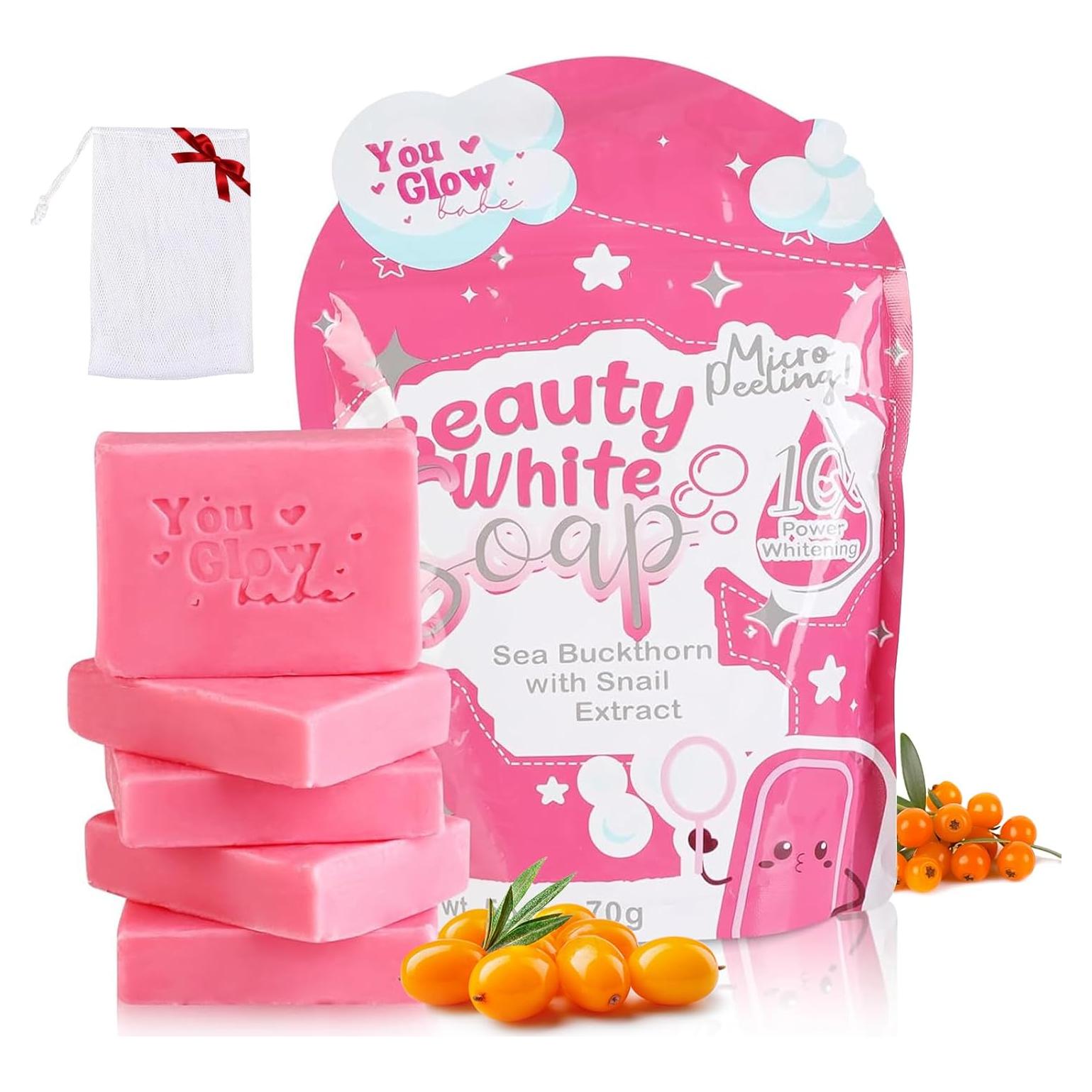 Jabón You Glow Babe Espino Marino y Extracto de Caracol 5x70g