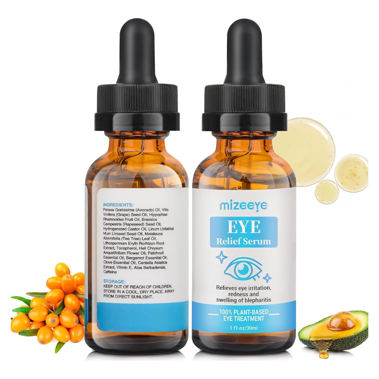 Suero para Ojos MIZEEYE 2 PCS - Tratamiento Chalazión y Blefaritis