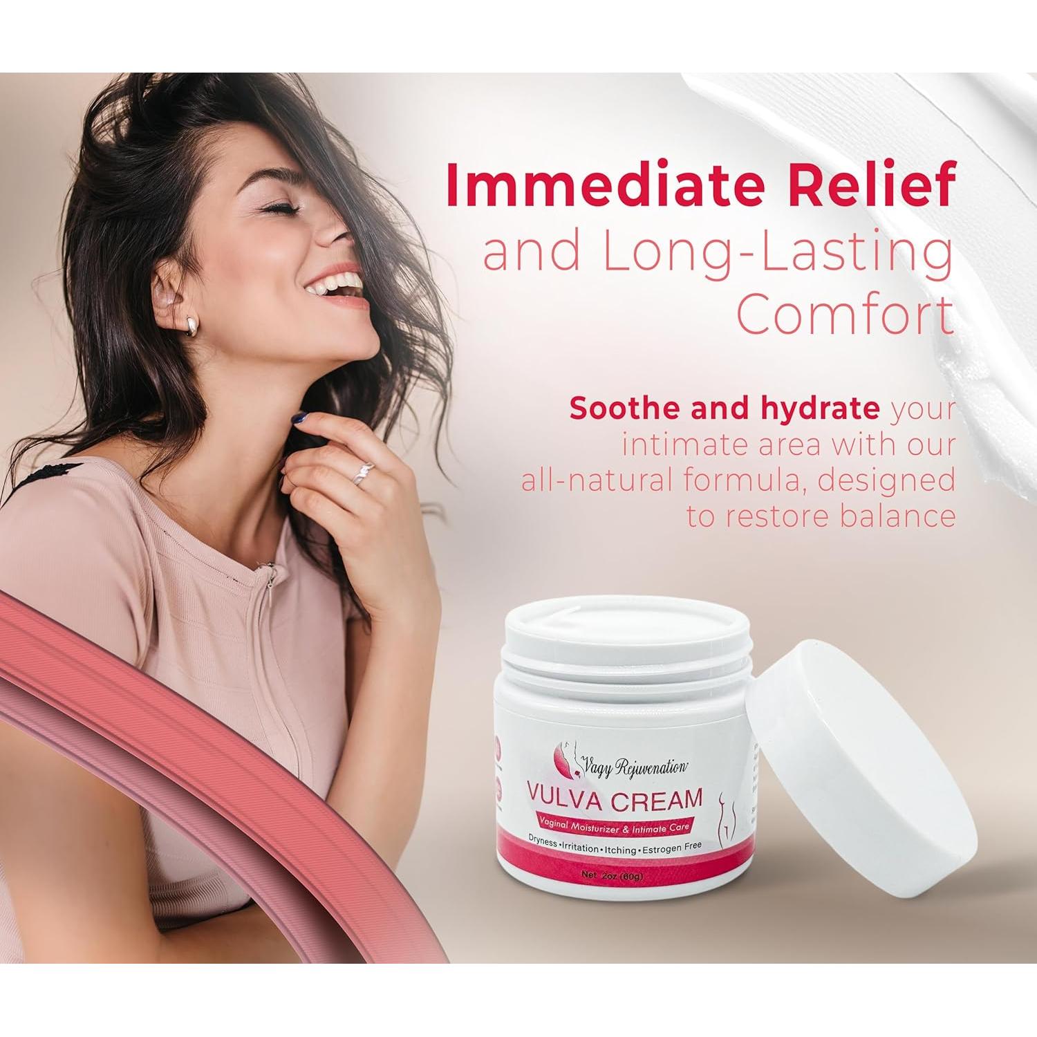 Crema Hidratante Vulva Rejuvenecimiento Vagy 60g - Alivia Picazón