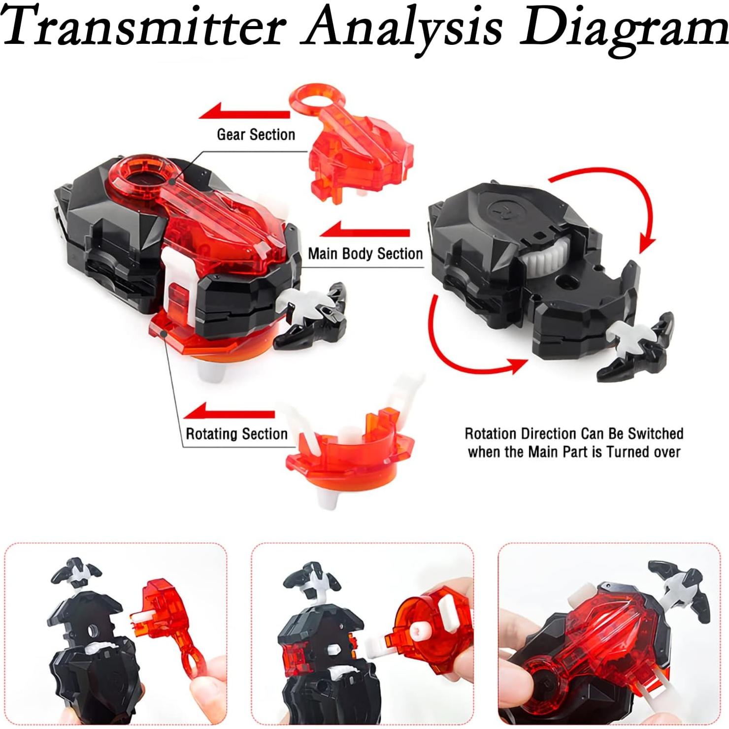 Juego de Peonza de Combate Hozuumo B-155 con Lanzadores