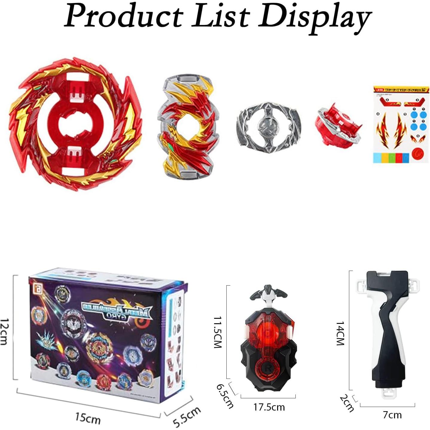 Juego de Peonza de Combate Hozuumo B-155 con Lanzadores