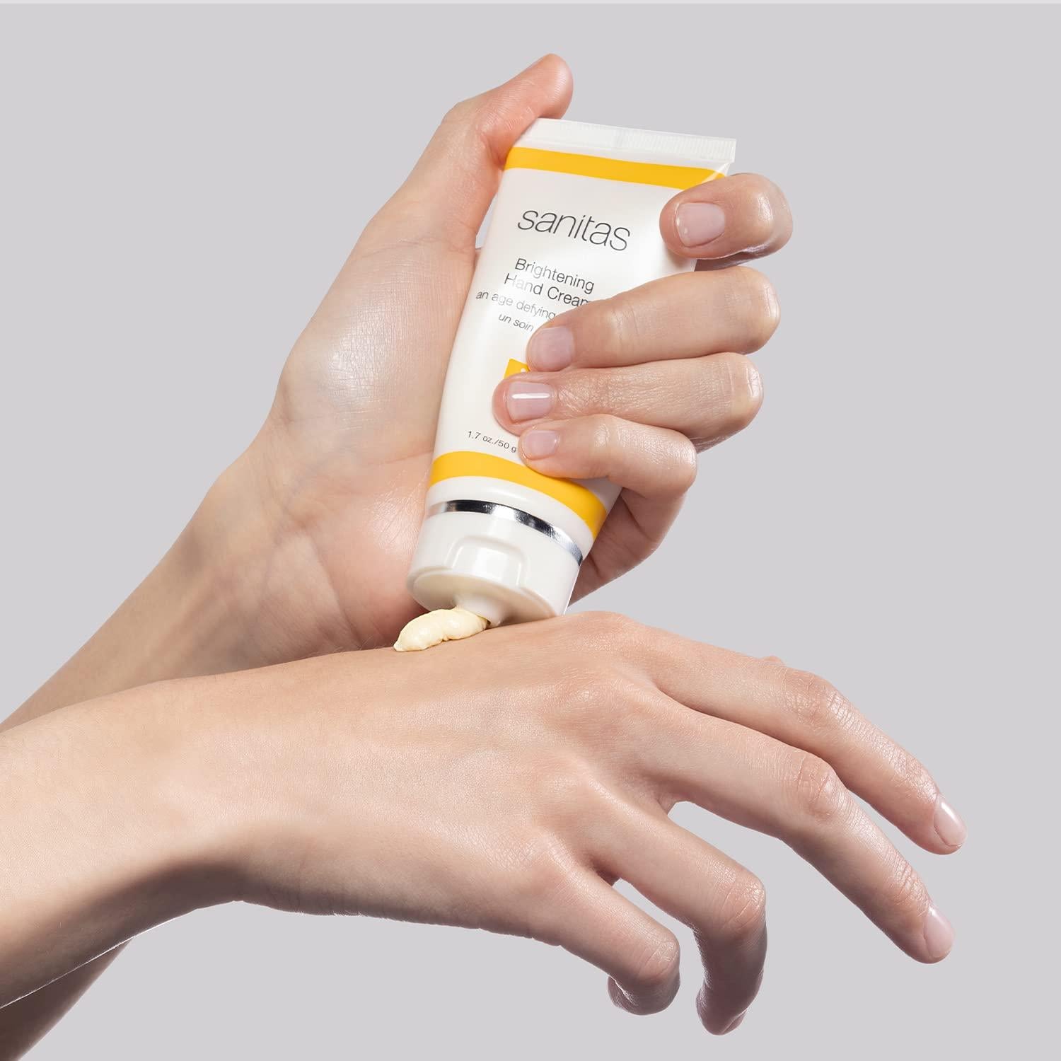 Crema de Manos Iluminadora Sanitas Skincare 48g Vitamina C