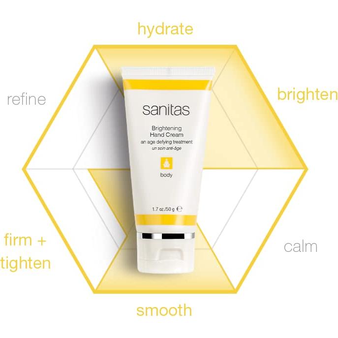 Crema de Manos Iluminadora Sanitas Skincare 48g Vitamina C