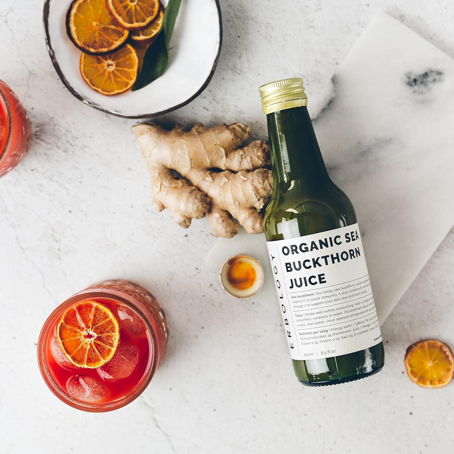 Jugo de Espino Marino Orgánico Erbology 250 ml - Alto en Vitamina C