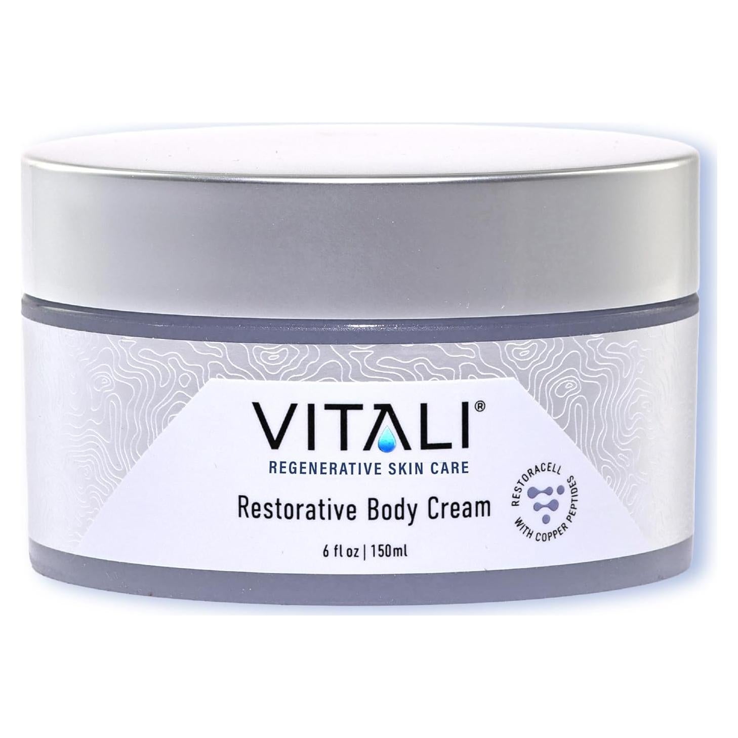 Crema Corporal Restauradora Vitali 177 ml con Péptidos de Cobre