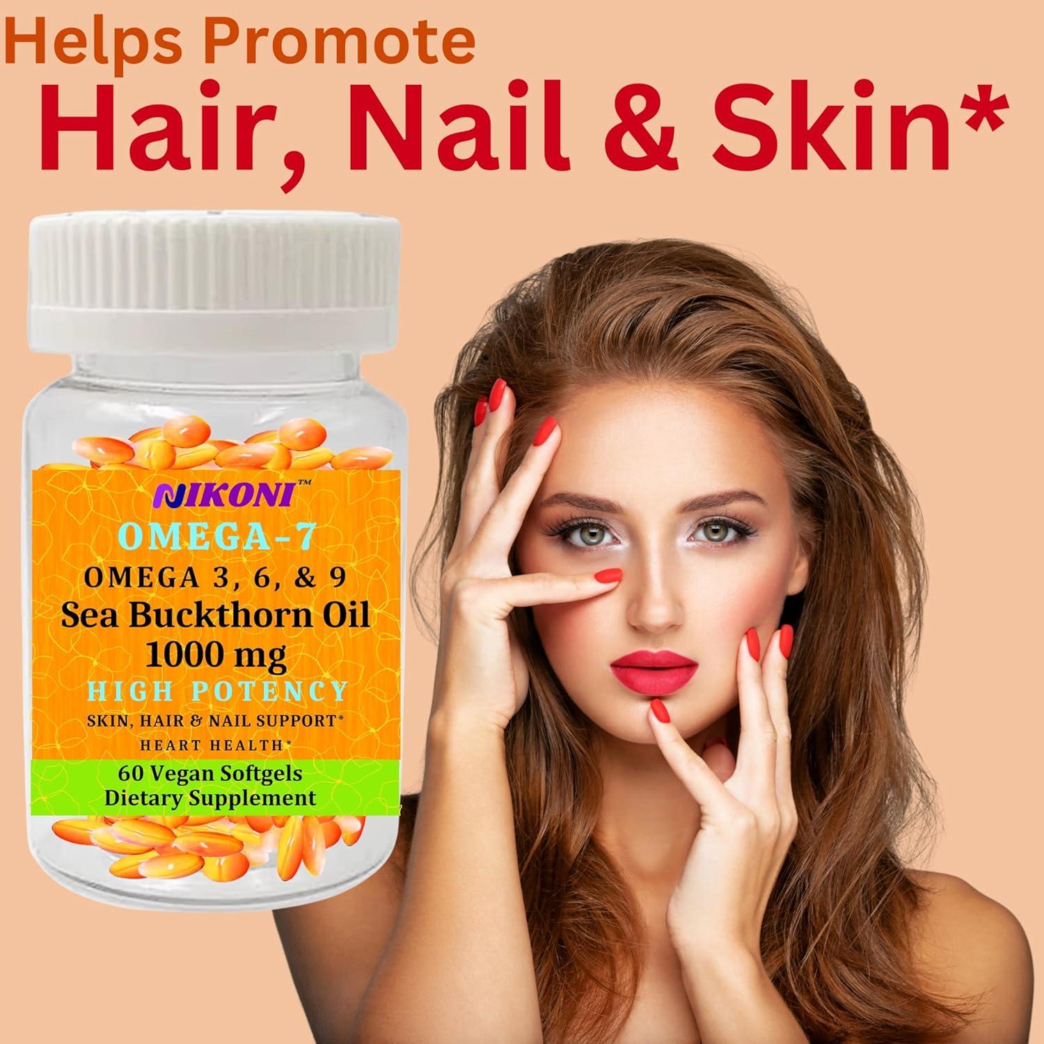 Aceite de Espino Marino Orgánico Nikoni 240 Cápsulas Veganas