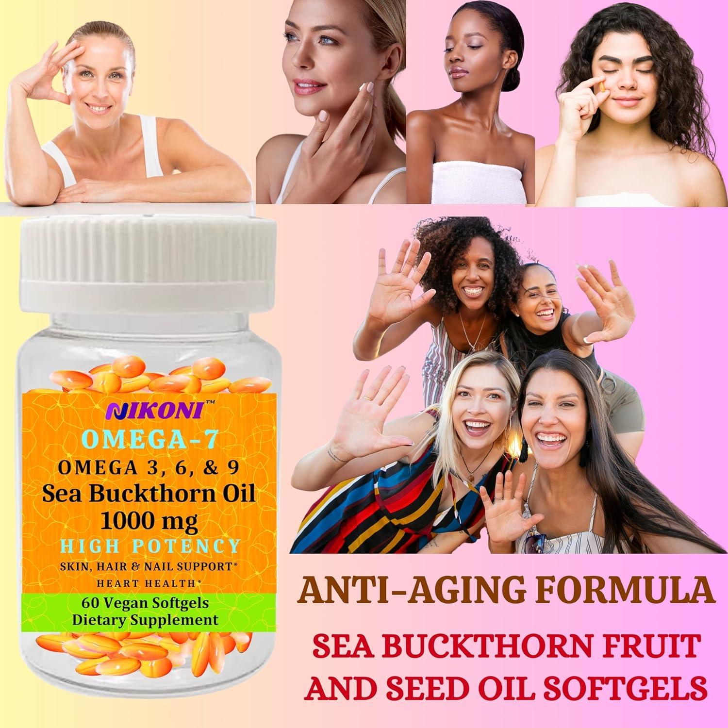 Aceite de Espino Marino Orgánico Nikoni 240 Cápsulas Veganas