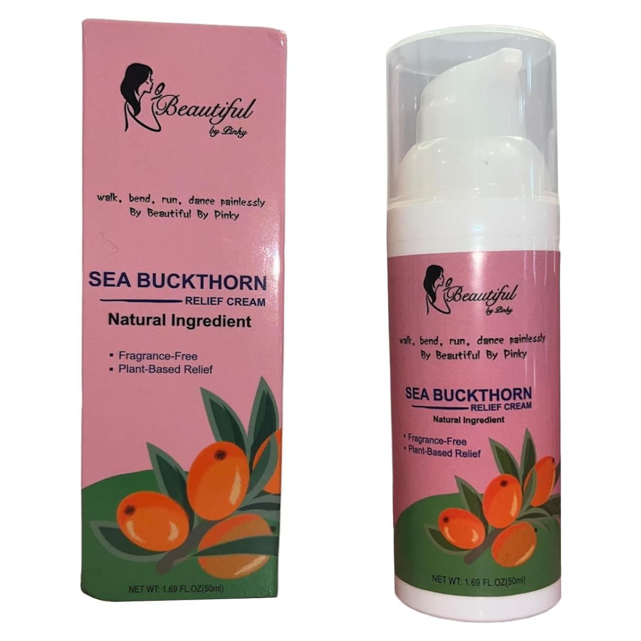 Crema Hidratante Natural Beautiful By Pinky 50ml Espino Marino