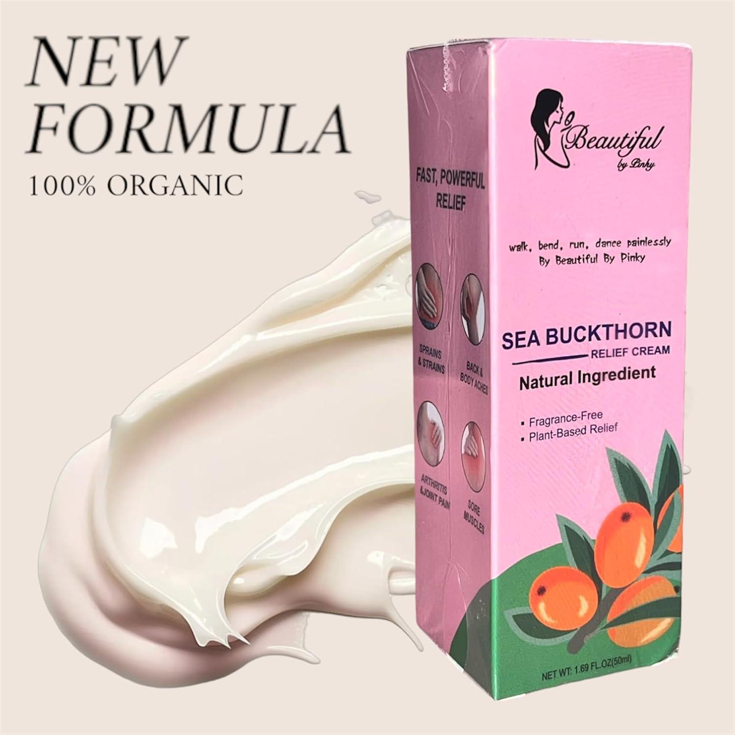 Crema Hidratante Natural Beautiful By Pinky 50ml Espino Marino