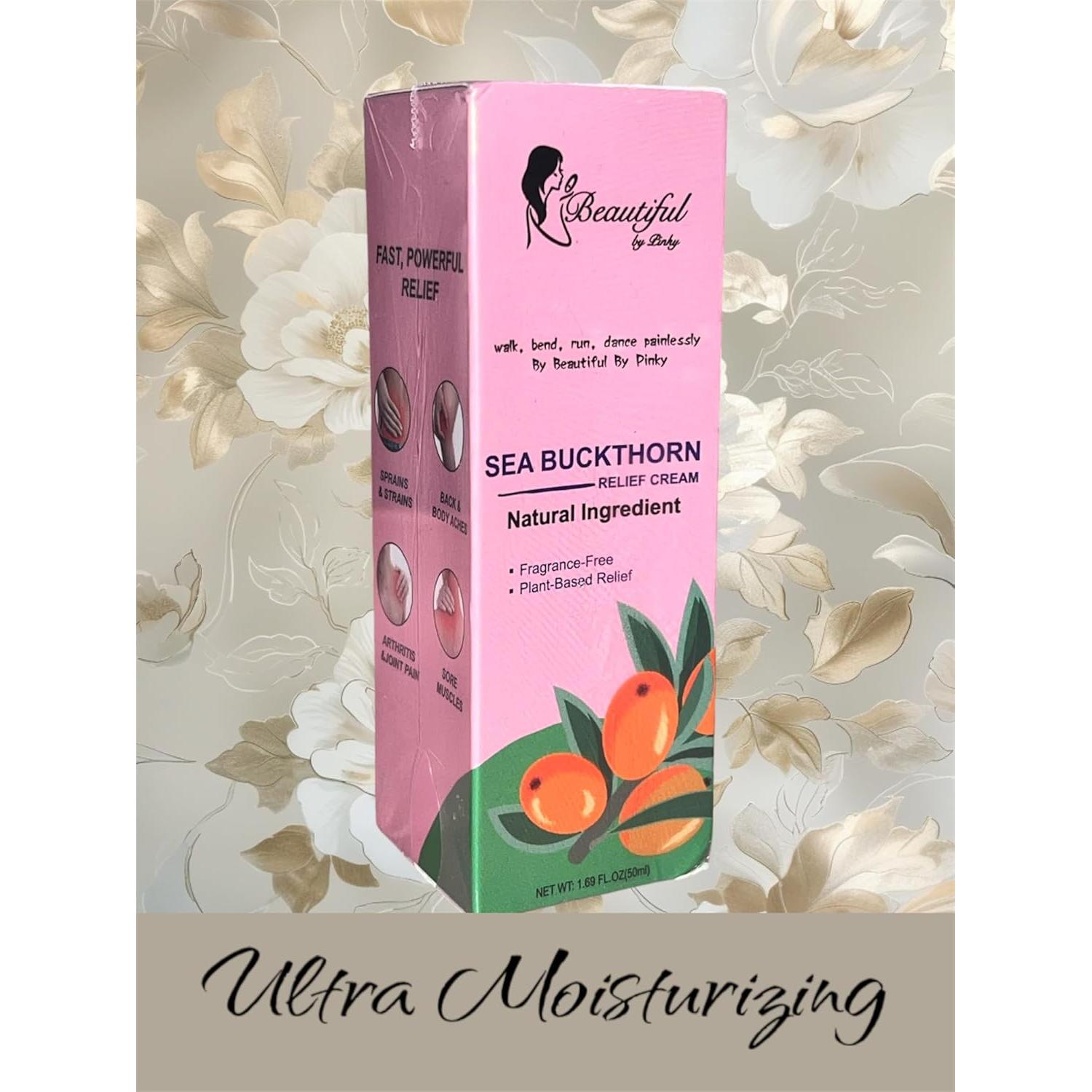 Crema Hidratante Natural Beautiful By Pinky 50ml Espino Marino