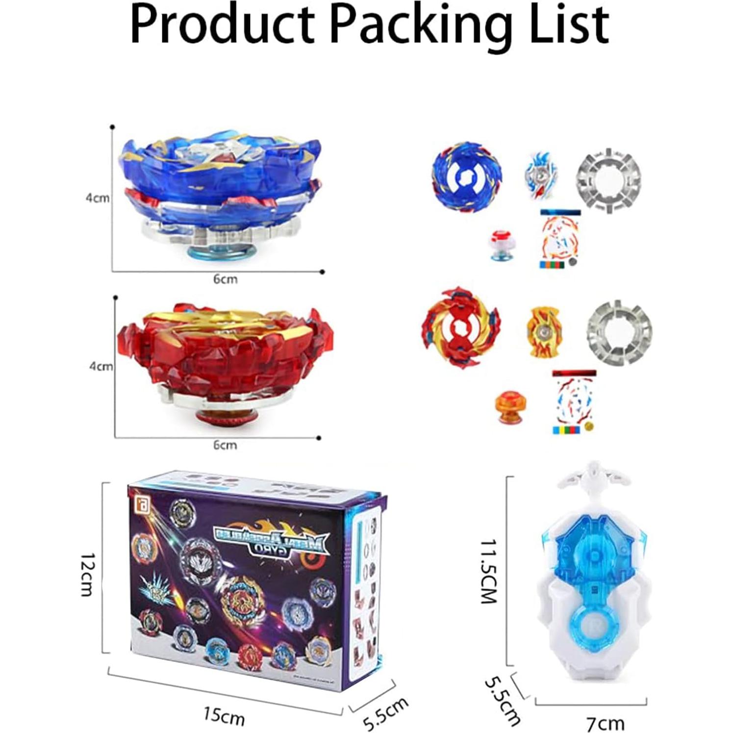 Juego de Peonzas de Combate Hozuumo B-174-01/B-174-02