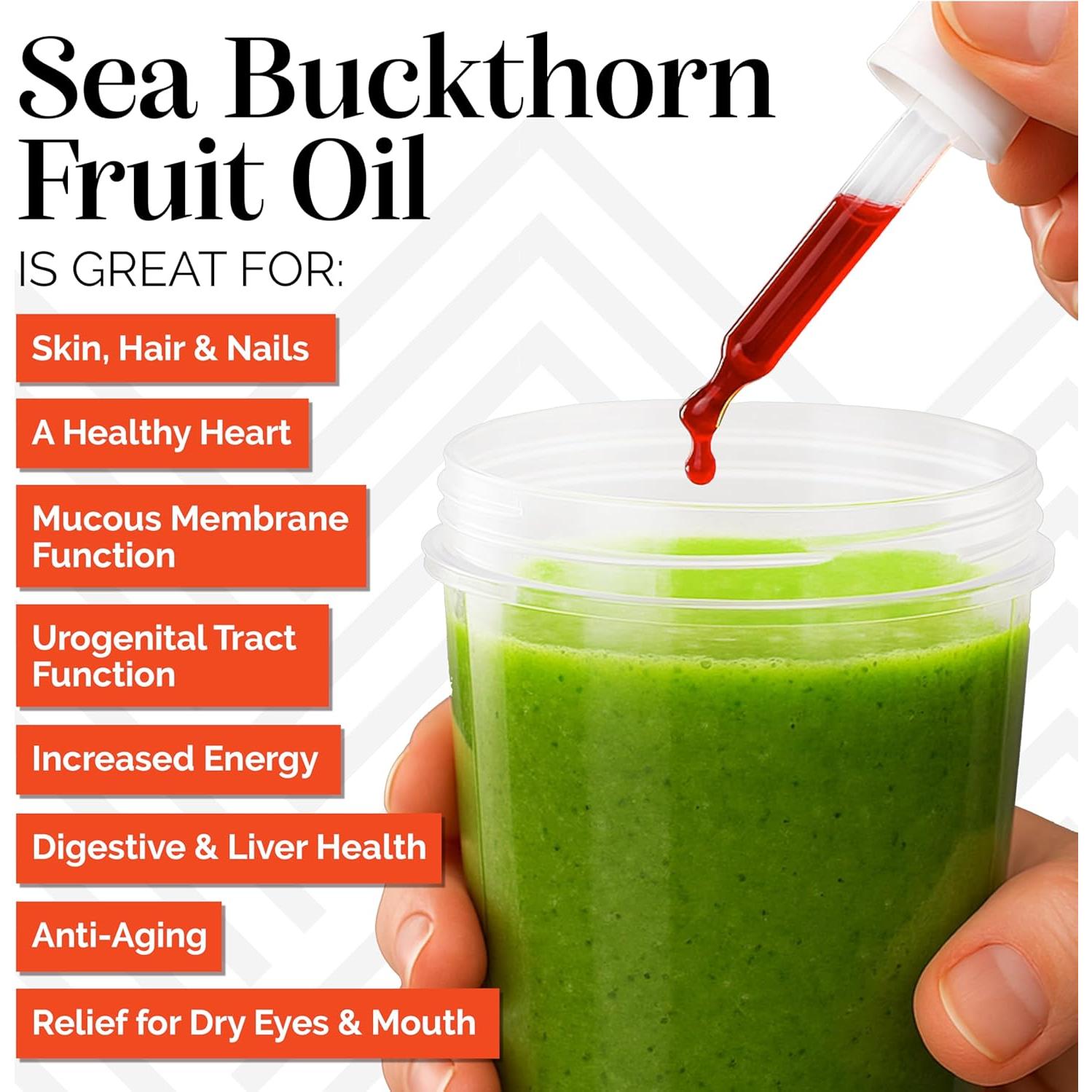 Aceite de Espino del Mar Sibu 60 ml - Omega 7 Orgánico