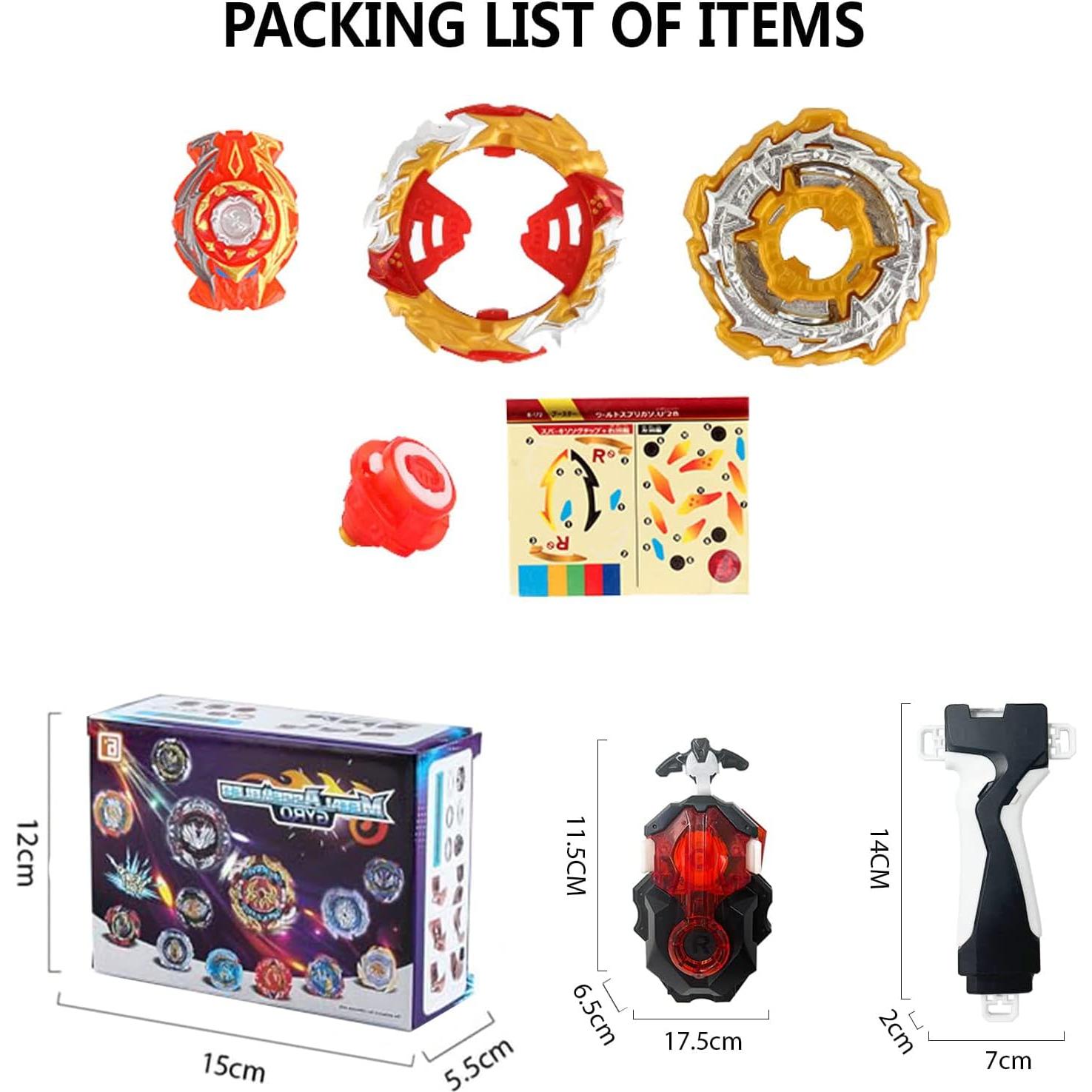 Juego de Peonza de Batalla Hozuumo B-172 con Lanzador