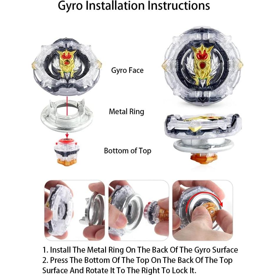 Juego de Trompos de Batalla Hozuumo B-187+B-192 con Lanzadores