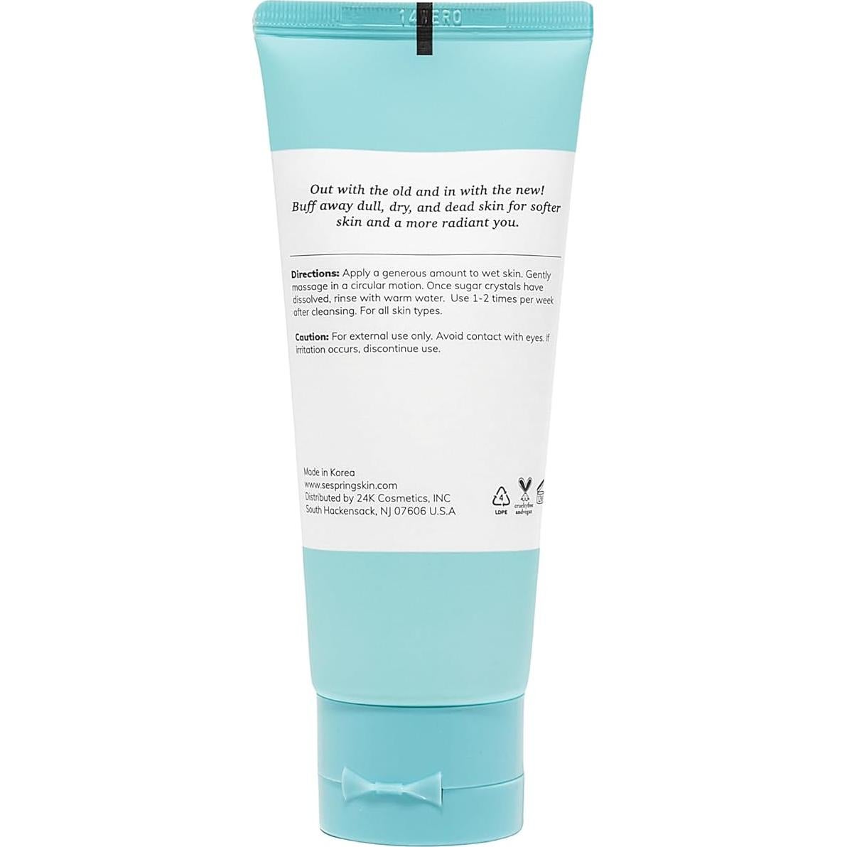 Exfoliante Facial de Azúcar Coreano 24K Cosmetics 170g