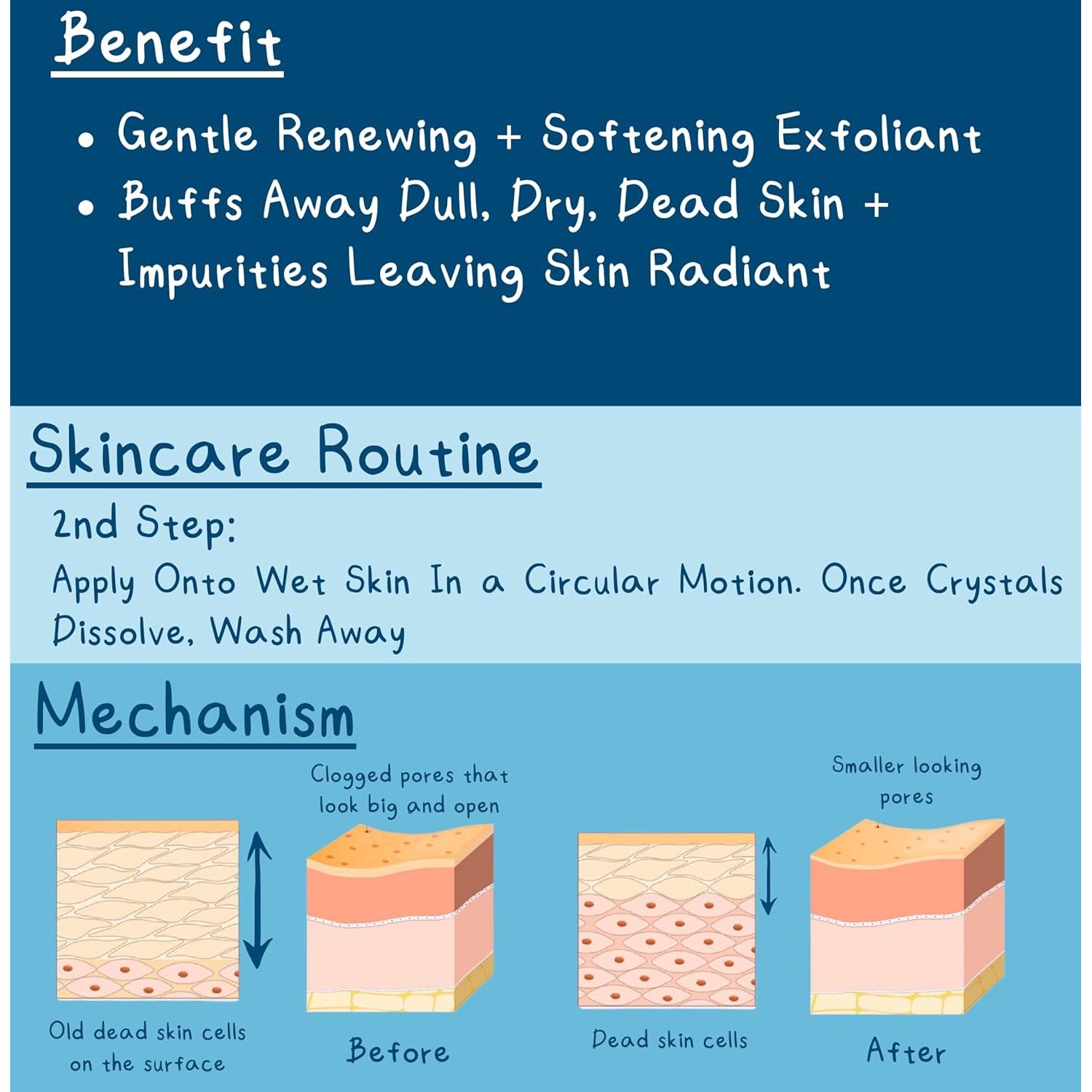 Exfoliante Facial de Azúcar Coreano 24K Cosmetics 170g