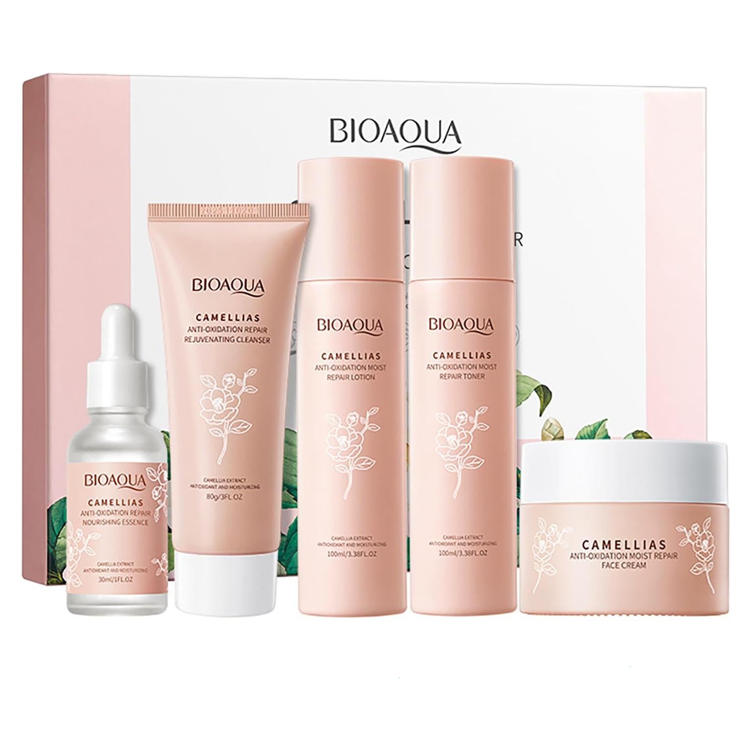 Set de Cuidado Facial BIOAQUA Camelia 5 Piezas 425g