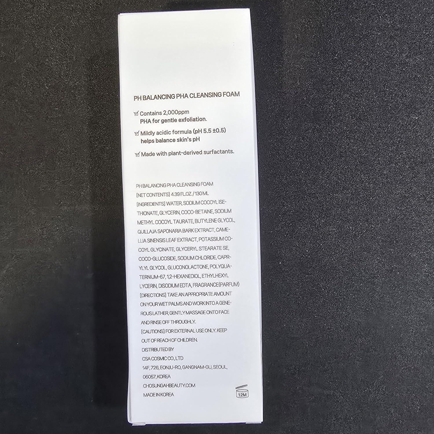 Espuma Limpiadora Facial PHA 130ml - Coreana para Piel Sensible