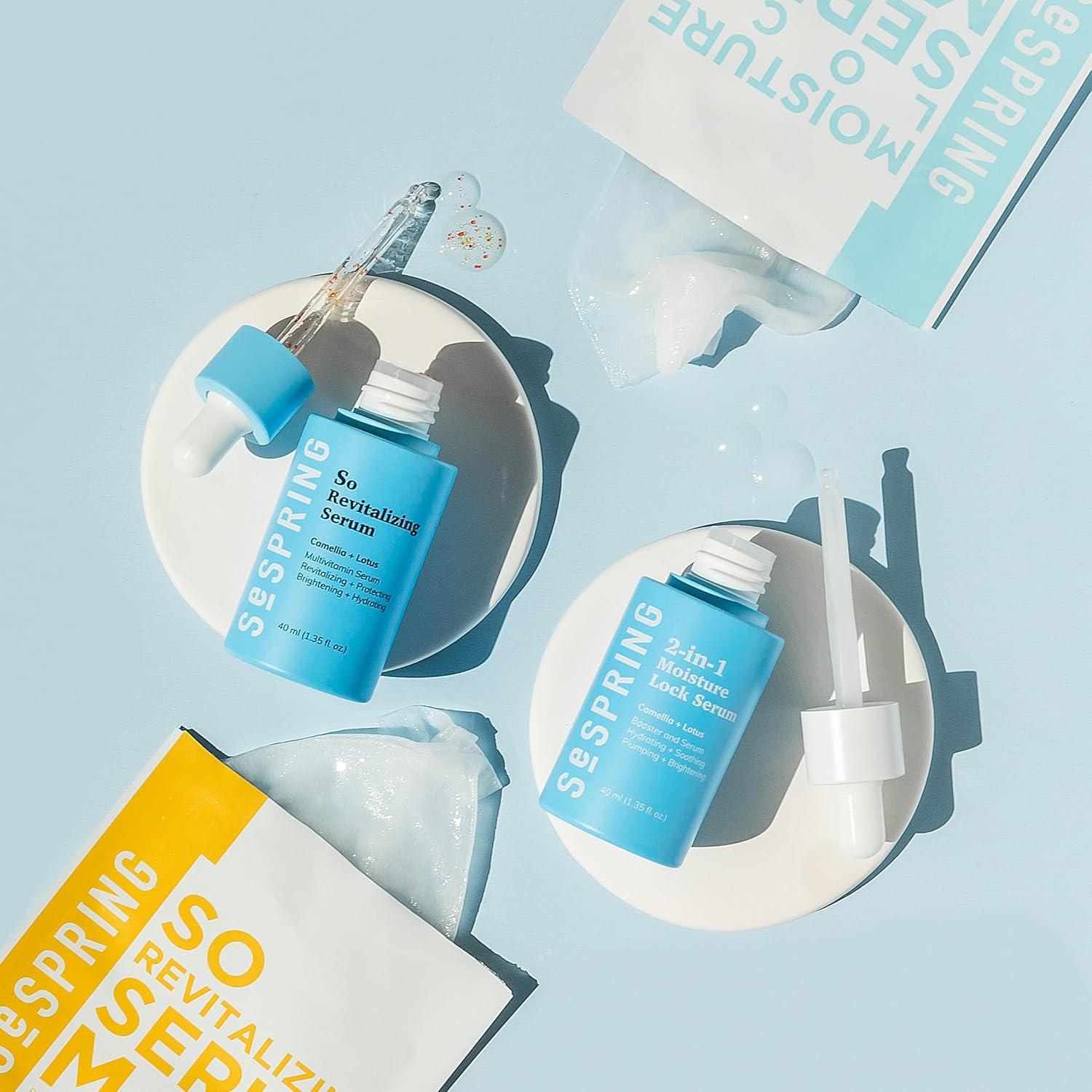 Suero Hidratante 2-en-1 24k Cosmetics con Camelia y Loto