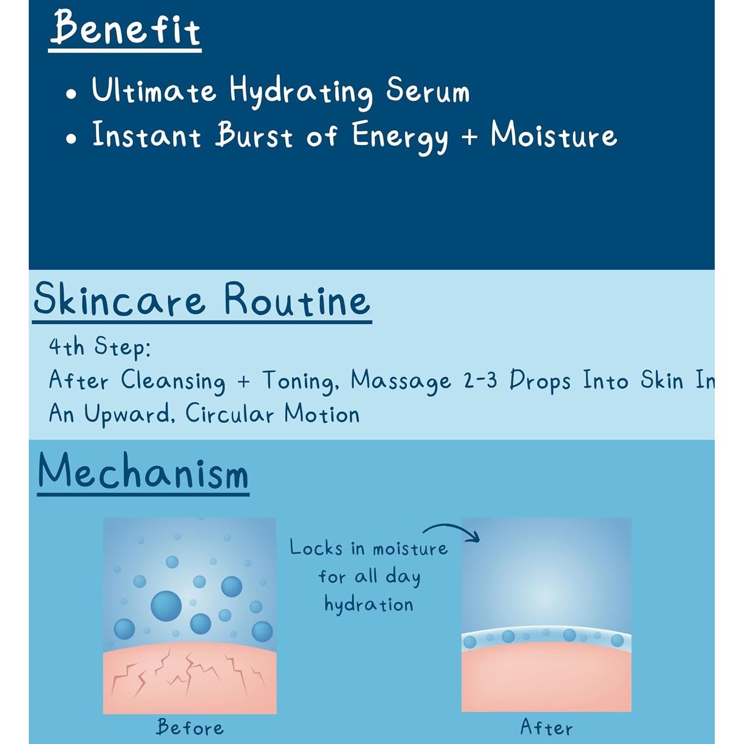 Suero Hidratante 2-en-1 24k Cosmetics con Camelia y Loto