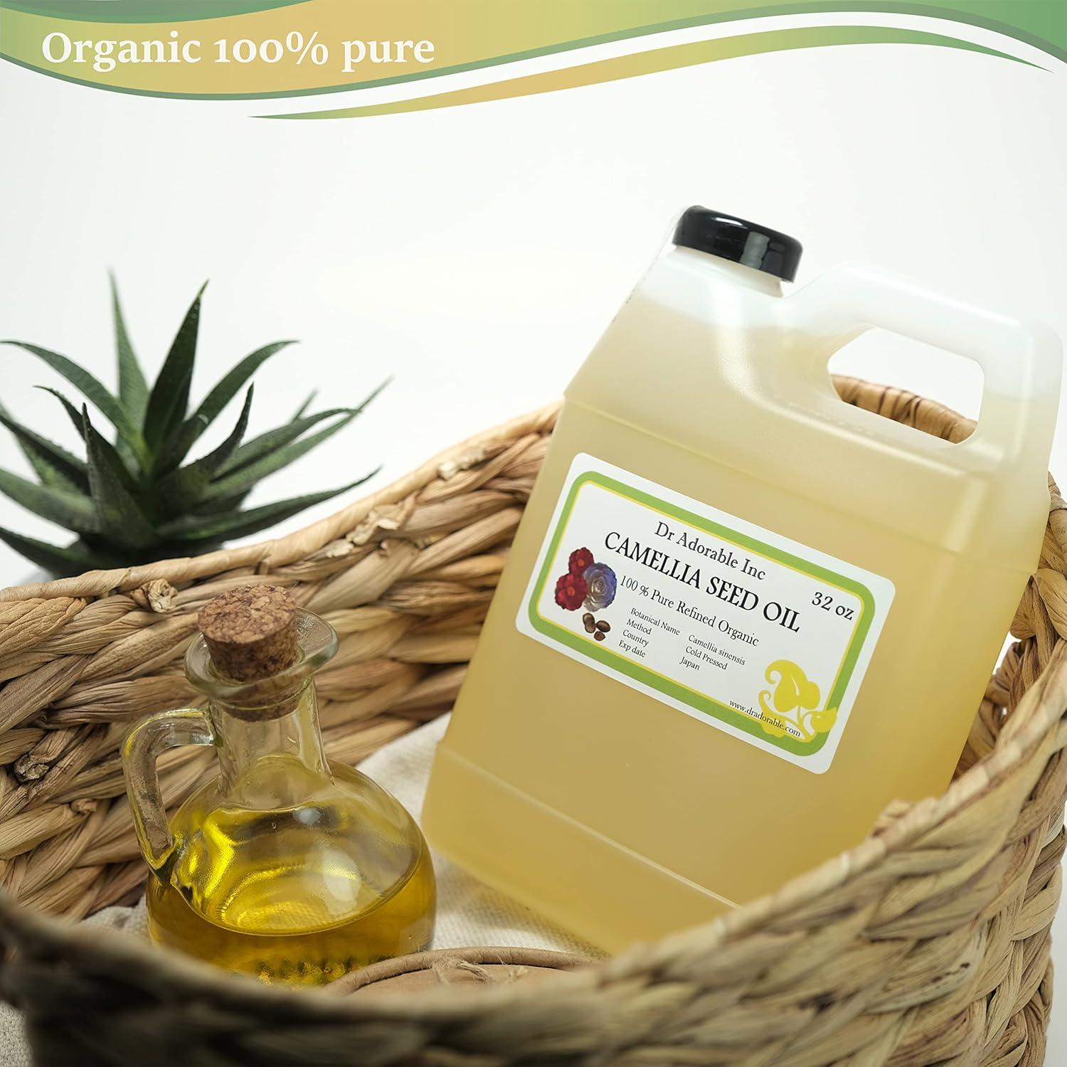 Aceite de Semilla de Camelia Dr Adorable 946 ml Orgánico Puro