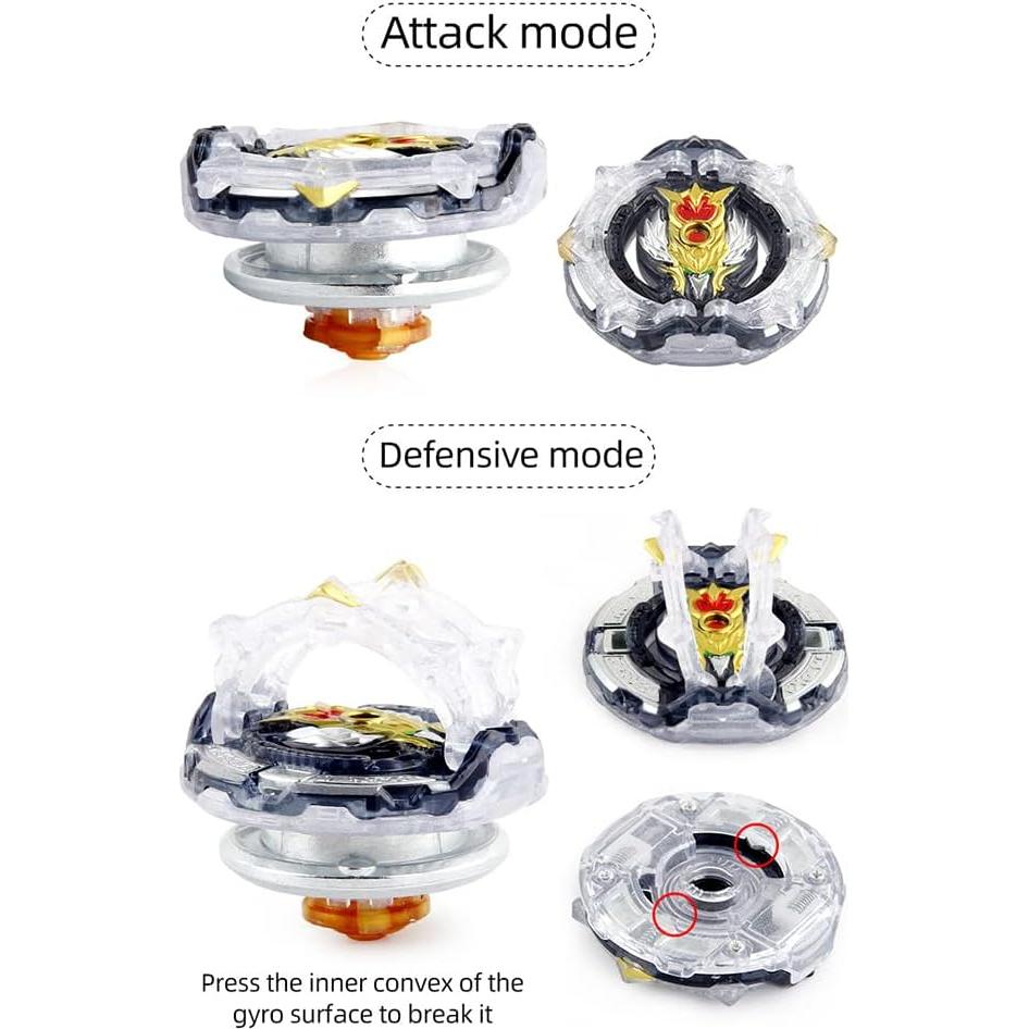 Juego de Peonzas de Batalla Hozuumo B-192 con Lanzadores