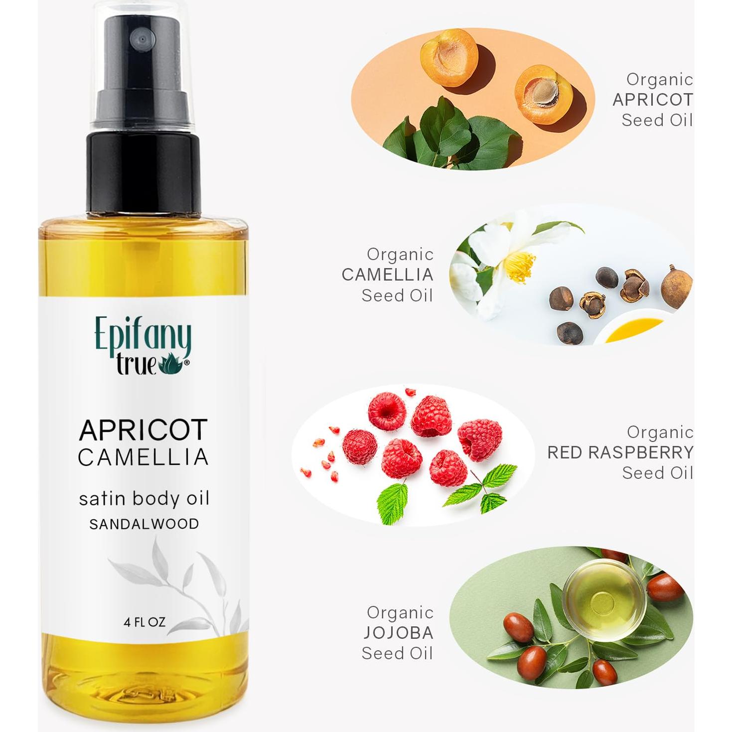 Aceite Corporal Albaricoque y Camelia 118ml - Hidratante Unisex