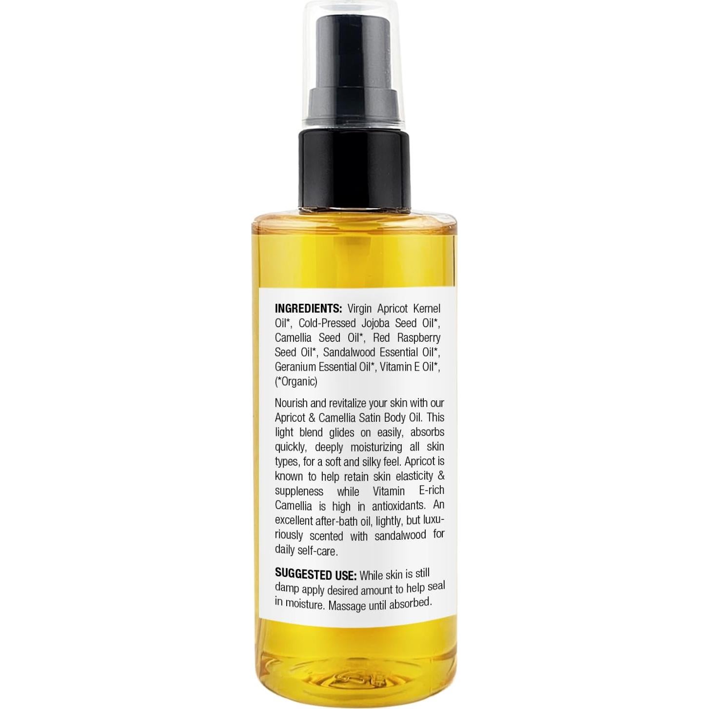 Aceite Corporal Albaricoque y Camelia 118ml - Hidratante Unisex