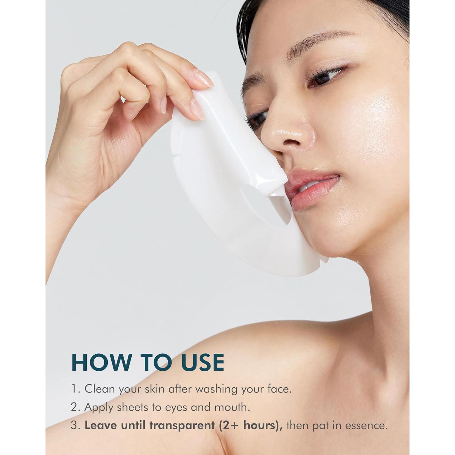 Mascarilla Facial Hidrogel DERMAL Hialurónico 4ea - Hidratación Profunda