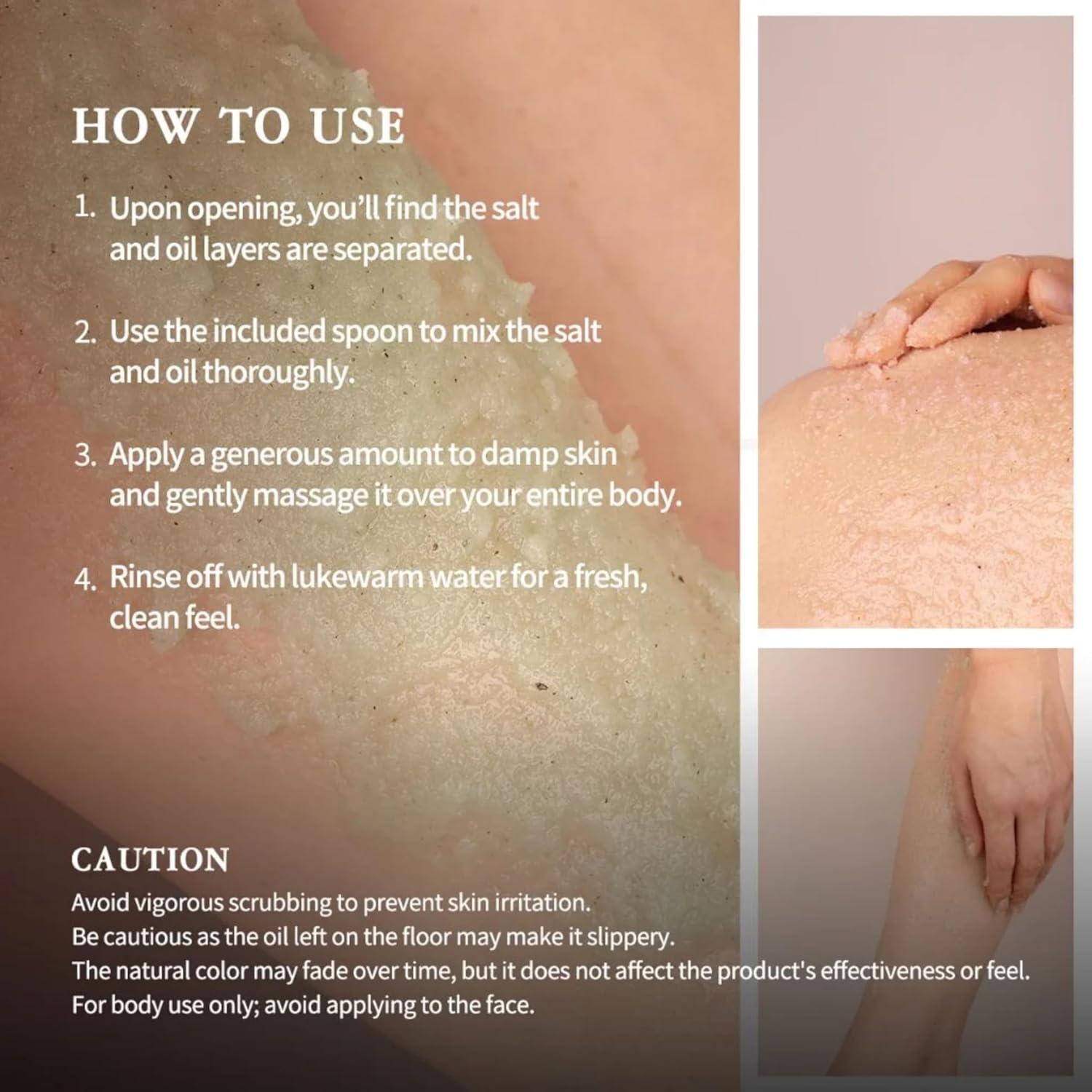 Exfoliante Corporal SKINCURE Té Verde Jeju 300g Natural