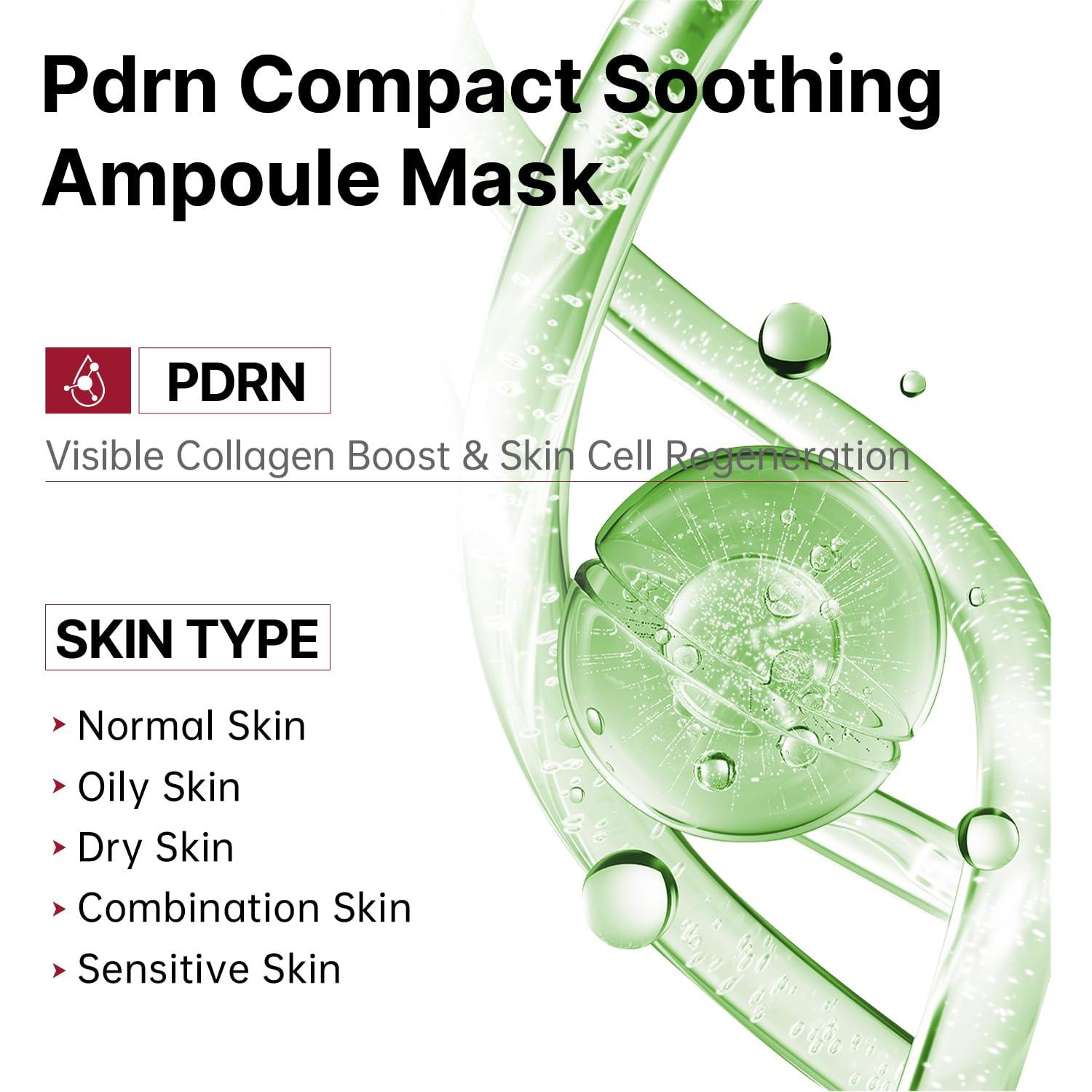 Mascarilla Facial de Colágeno PDRN HEALOINE 30g x 10ea