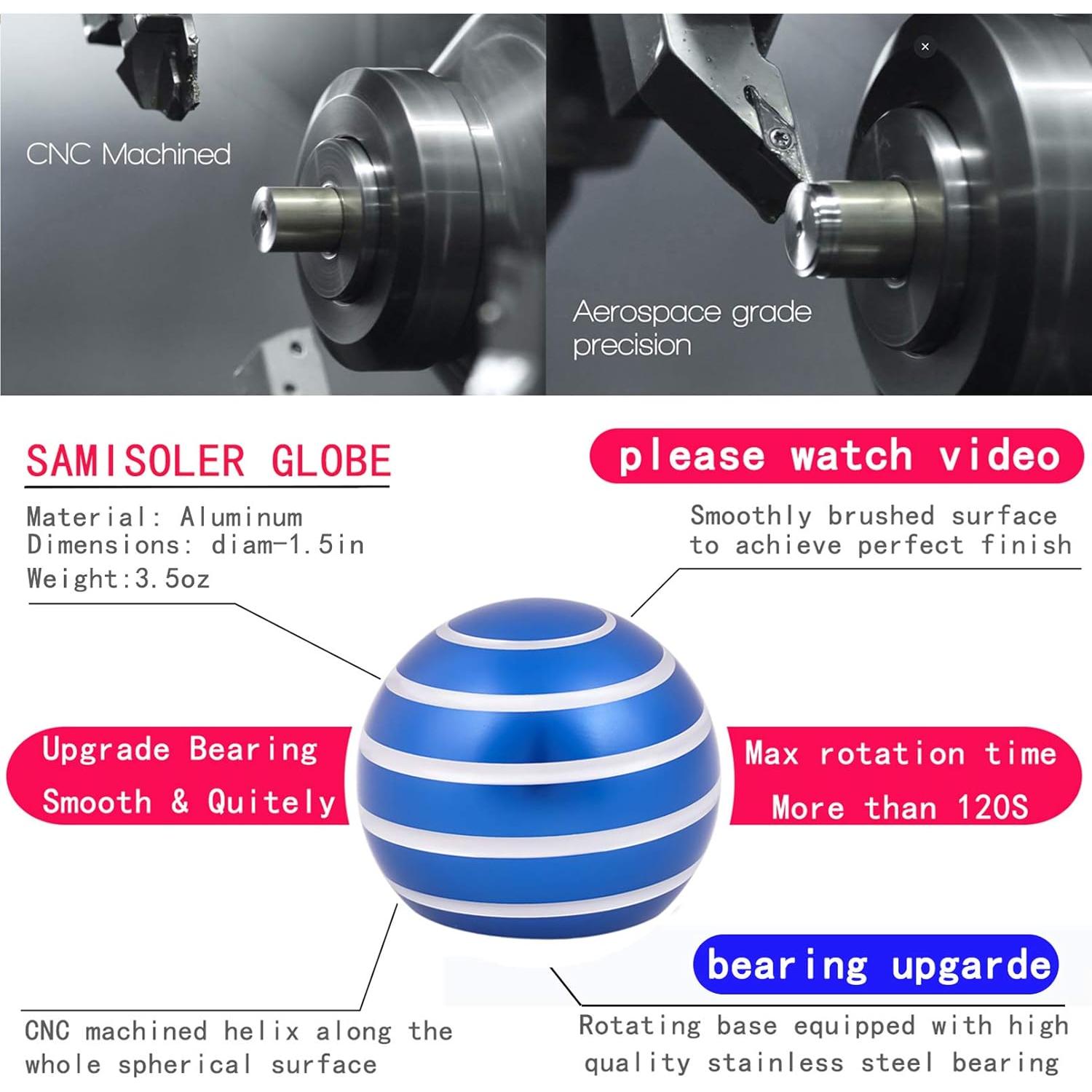 Juguete Cinético de Escritorio Samisoler 3,81 cm Alivio Estrés