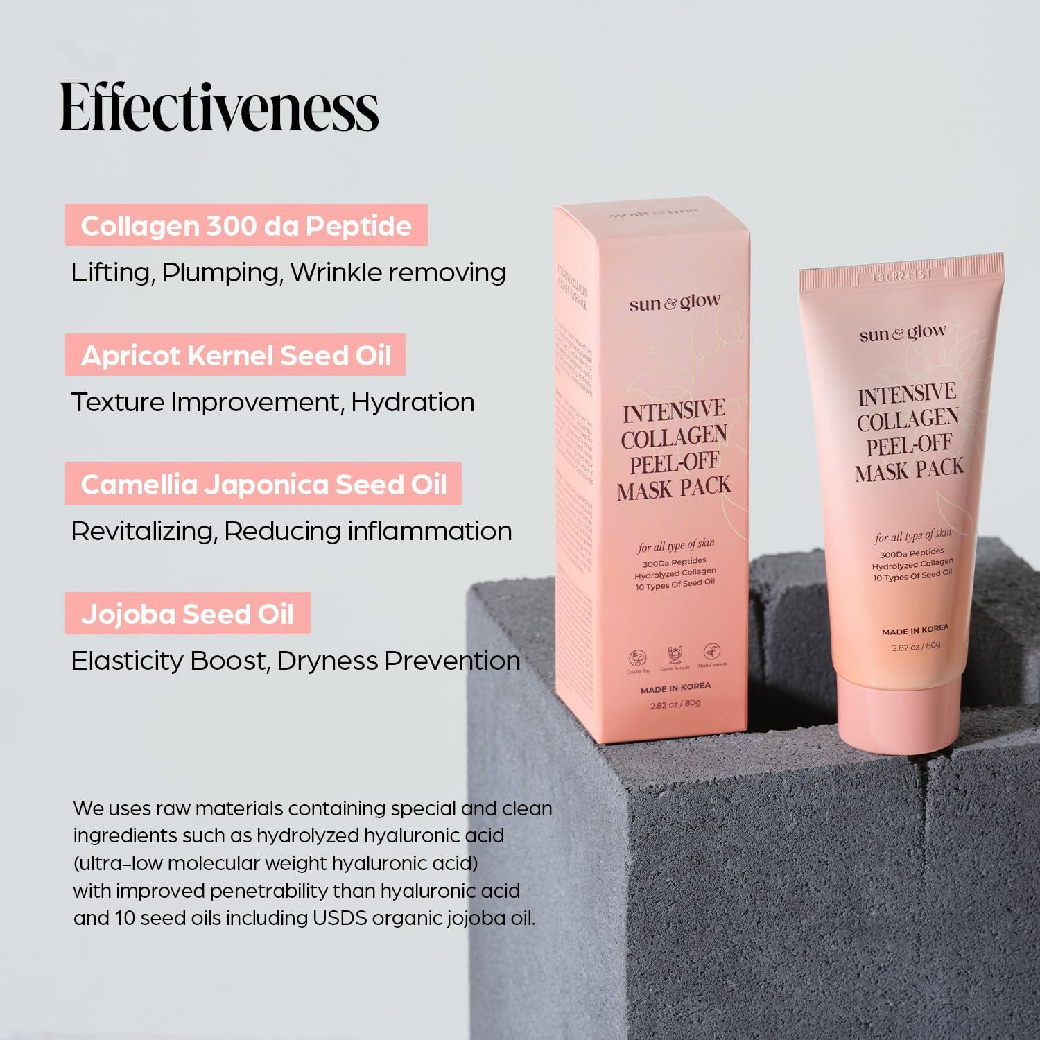 Mascarilla Peel-Off SUN & GLOW Colágeno Hidrolizado 80g