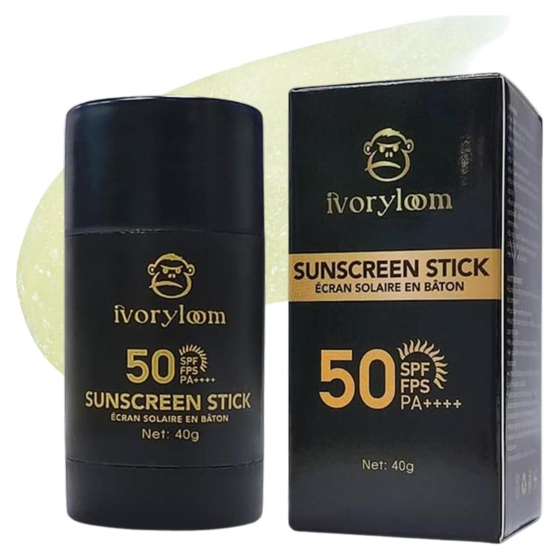 Protector Solar Bastón Ivoryloom SPF 50 - 40g | Orgánico