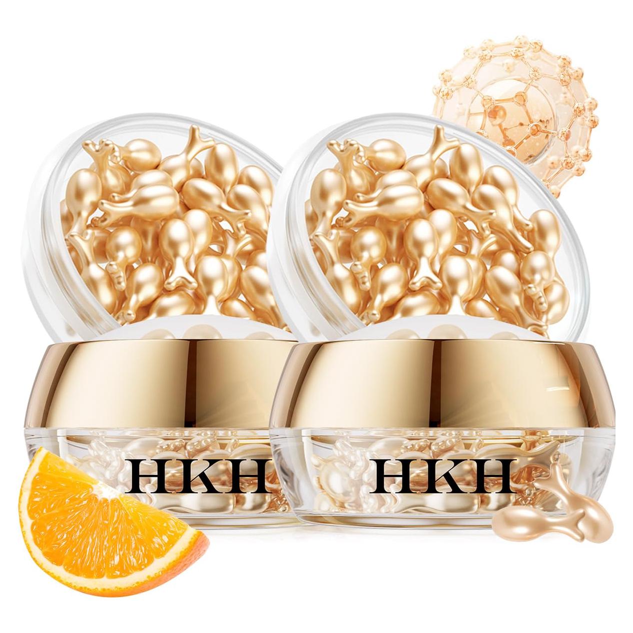 Suero Facial Anti-Envejecimiento HKH - 76 Cápsulas Vitamina C