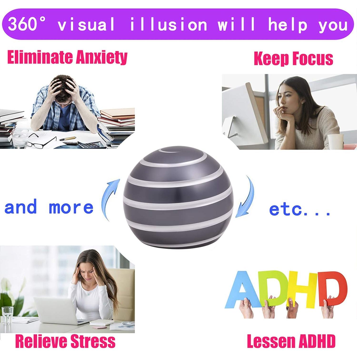 Juguete Cinético de Escritorio Samisoler XS Gris Alivio Estrés